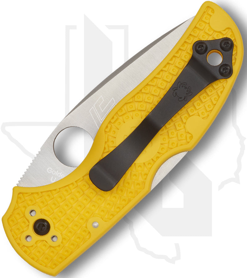 Spyderco Native 5 Lightweight Salt C41PYL5 - Yellow FRN