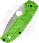 Spyderco Native 5 Lightweight Salt C41SGR5 - Green FRN, SpyderEdge