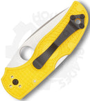 Spyderco Native 5 Lightweight Salt C41SYL5 - Yellow FRN, SpyderEdge