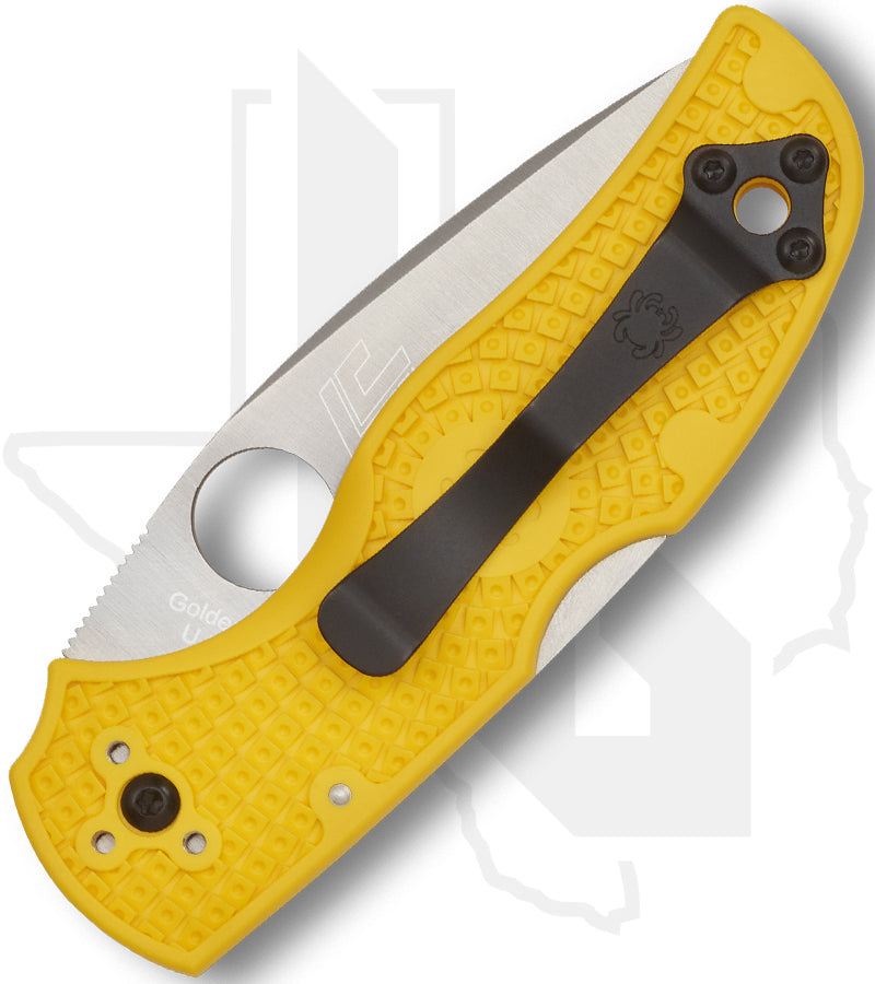 Spyderco Native 5 Lightweight Salt C41SYL5 - Yellow FRN, SpyderEdge