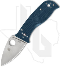 Spyderco Lil' Temperance 3 Lightweight C69PBL3K390 - Blue FRN