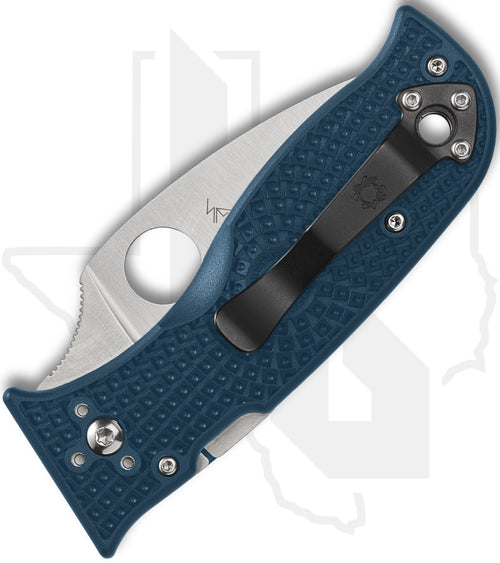 Spyderco Lil' Temperance 3 Lightweight C69PBL3K390 - Blue FRN