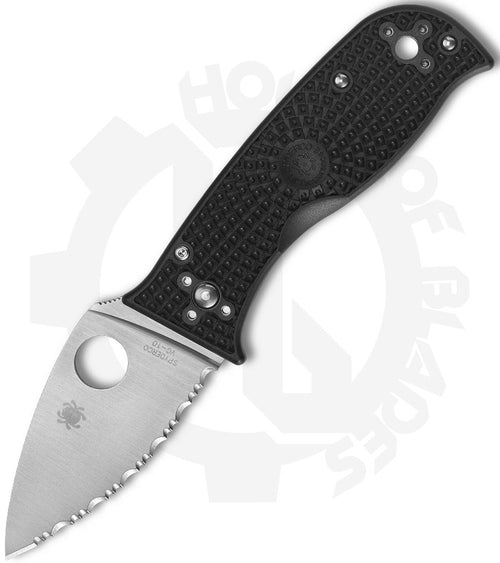 Spyderco Lil' Temperance 3 Lightweight C69SBK3 - Black FRN, SpyderEdge