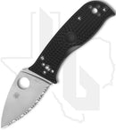 Spyderco Lil' Temperance 3 Lightweight C69SBK3 - Black FRN, SpyderEdge