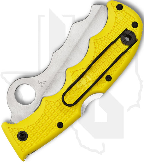 Spyderco Assist Salt H-2 C79PSYL - Yellow FRN