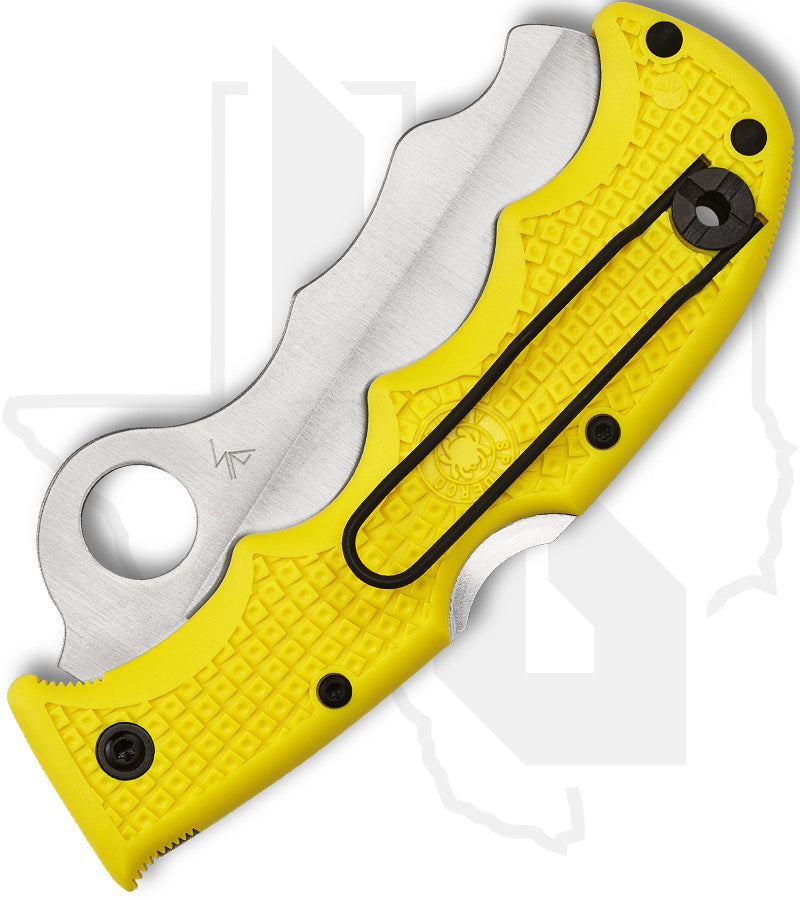 Spyderco Assist Salt H-2 C79PSYL - Yellow FRN