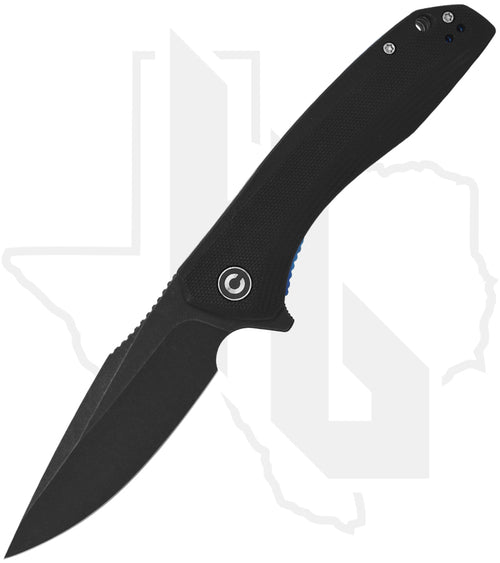 CIVIVI Baklash C801H - Black G-10, Black Stonewashed