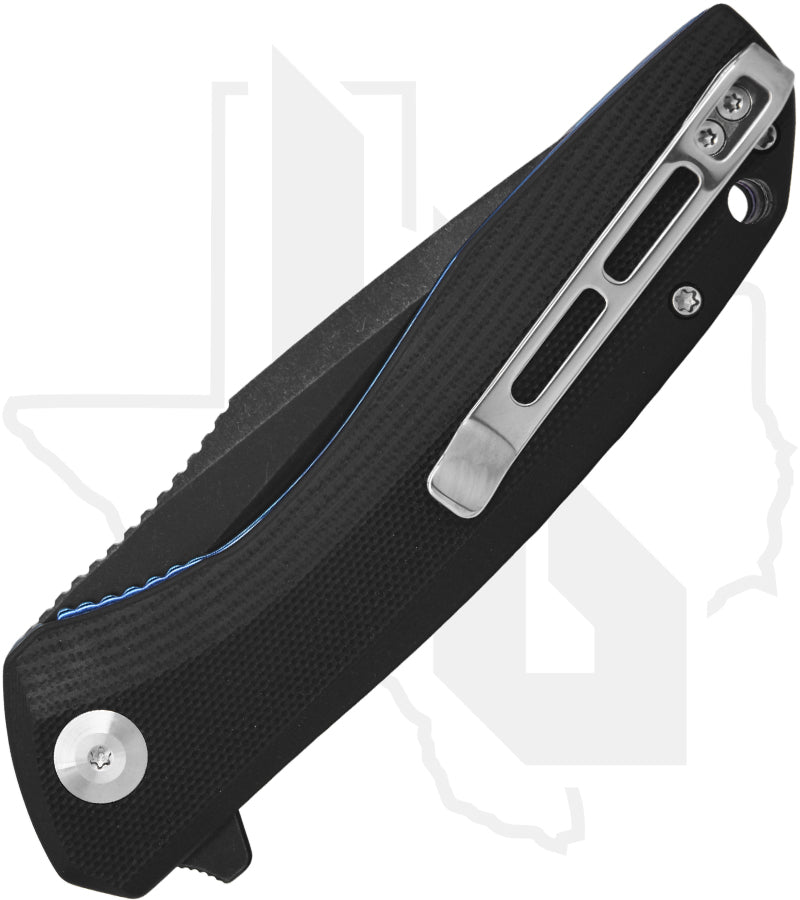 CIVIVI Baklash C801H - Black G-10, Black Stonewashed