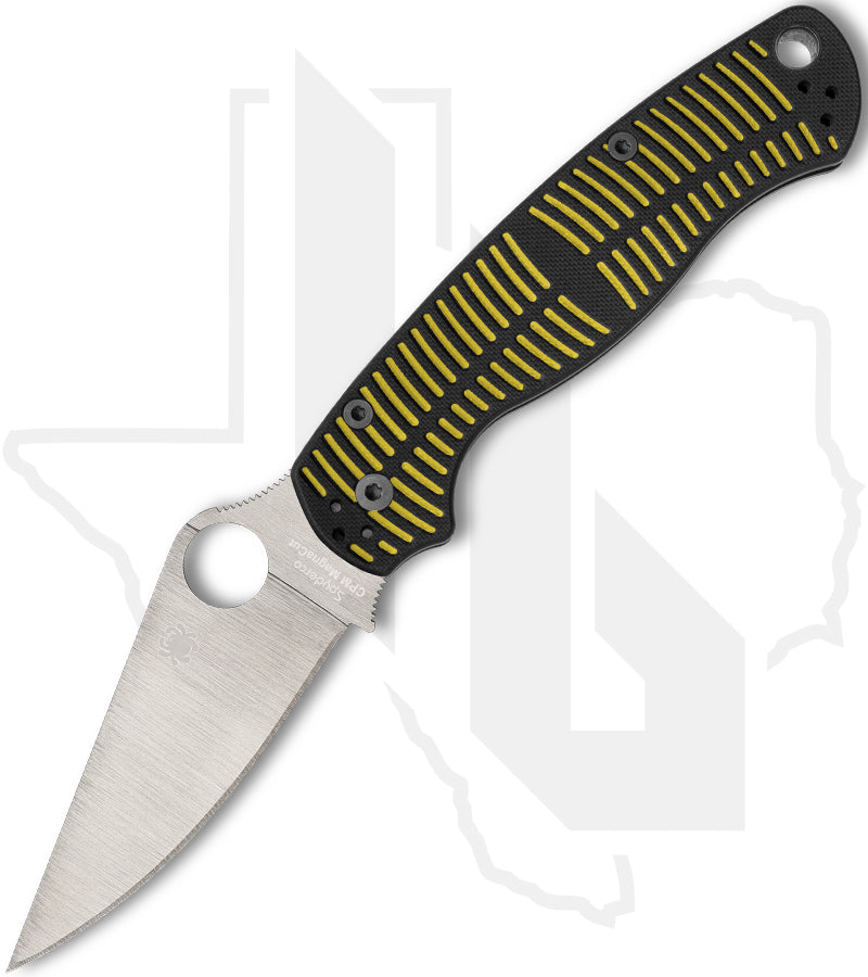 Spyderco Para Military 2 Salt C81GBKYLMCP2 - Yellow/Black G-10