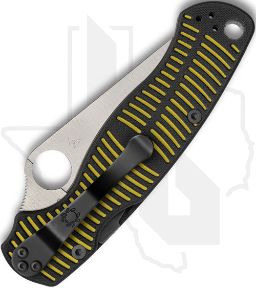 Spyderco Para Military 2 Salt C81GBKYLMCP2 - Yellow/Black G-10