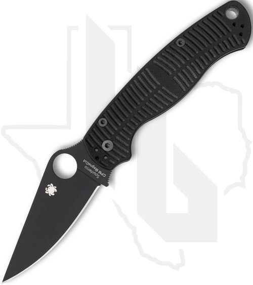 Spyderco Para Military 2 Salt C81GMCBKP2 - Black, Black G-10