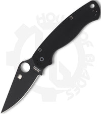 Spyderco Para Military 2 C81GPBK2 - Black, Black G-10