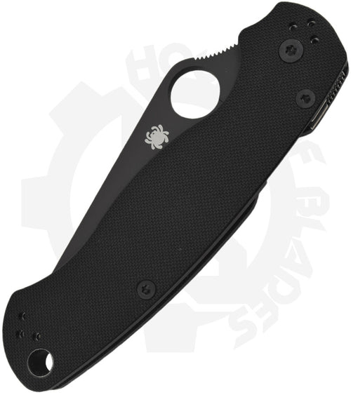 Spyderco Para Military 2 C81GPBK2 - Black, Black G-10