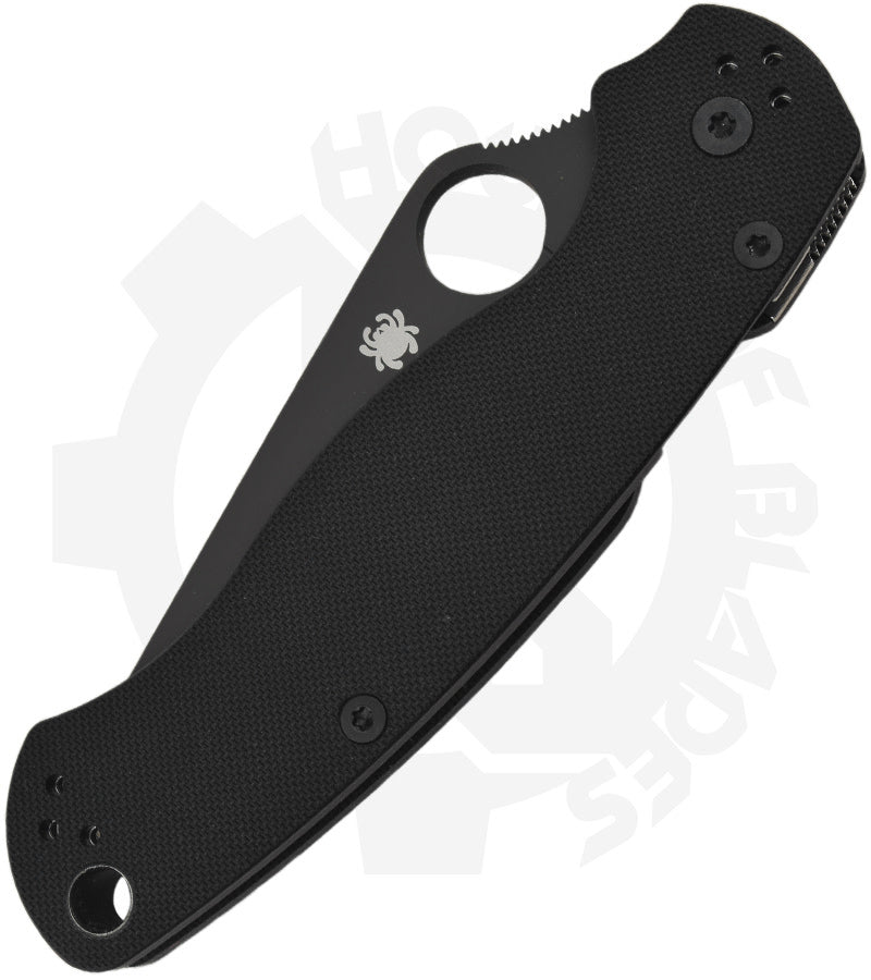Spyderco Para Military 2 C81GPBK2 - Black, Black G-10