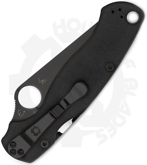 Spyderco Para Military 2 C81GPBK2 - Black, Black G-10