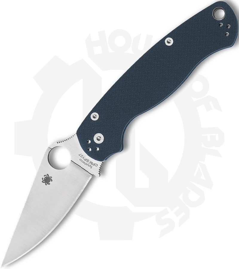Spyderco Para Military 2 C81GPCBL2 - Cobalt Blue G-10