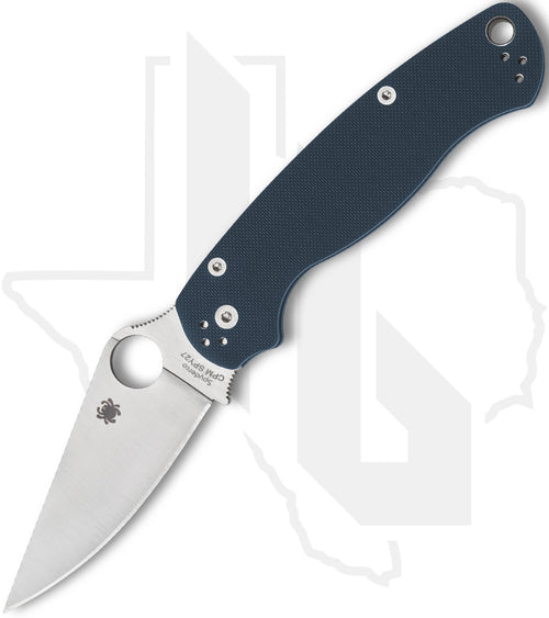 Spyderco Para Military 2 C81GPCBL2 - Cobalt Blue G-10