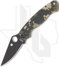 Spyderco Para Military 2 C81GPCMOBK2 - Black, Camo G-10