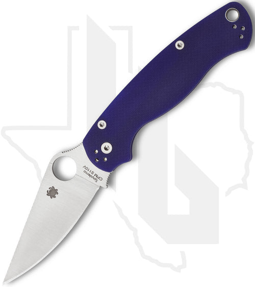 Spyderco Para Military 2 C81GPDBL2 - Blue G-10