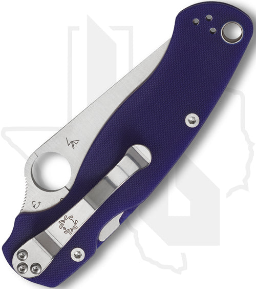 Spyderco Para Military 2 C81GPDBL2 - Blue G-10