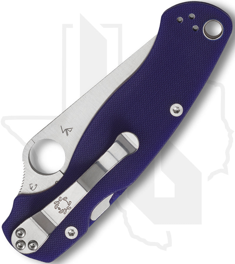 Spyderco Para Military 2 C81GPDBL2 - Blue G-10