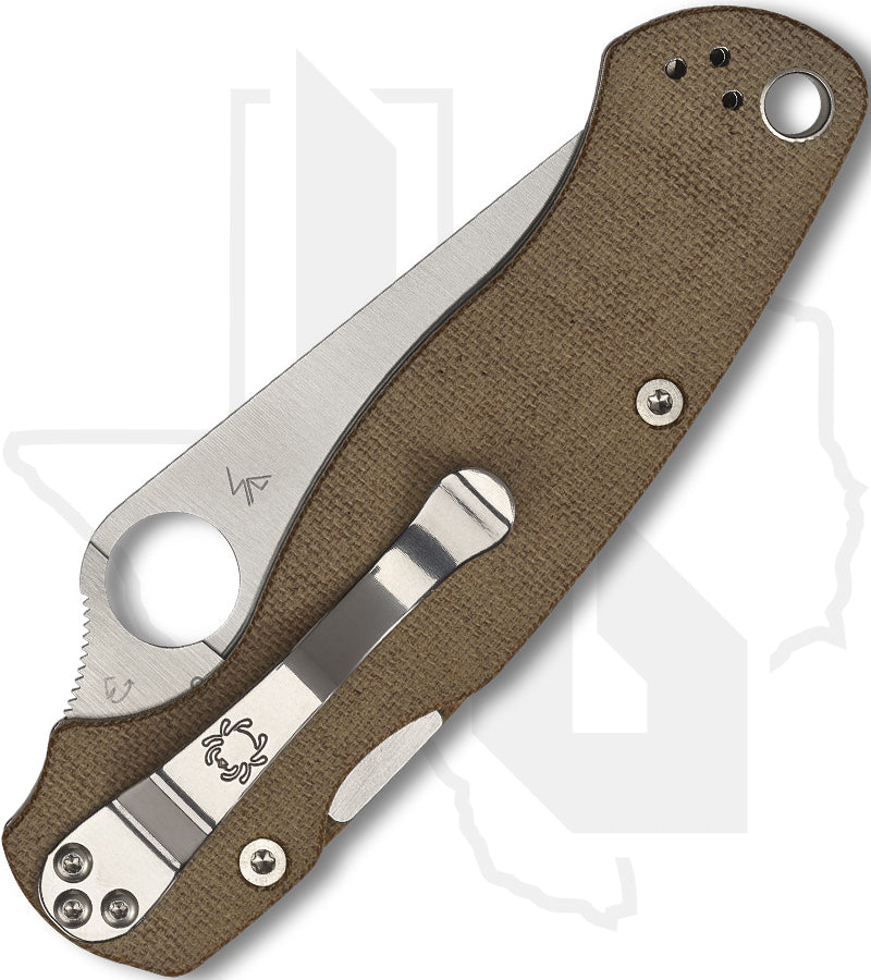 Spyderco Para Military 2 C81MPCW2 - Canvas Micarta