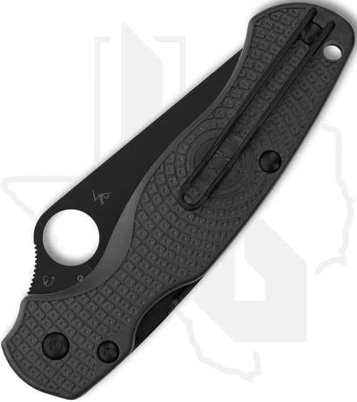 Spyderco Para Military 2 Lightweight C81PBBK2 - Black, Black FRN