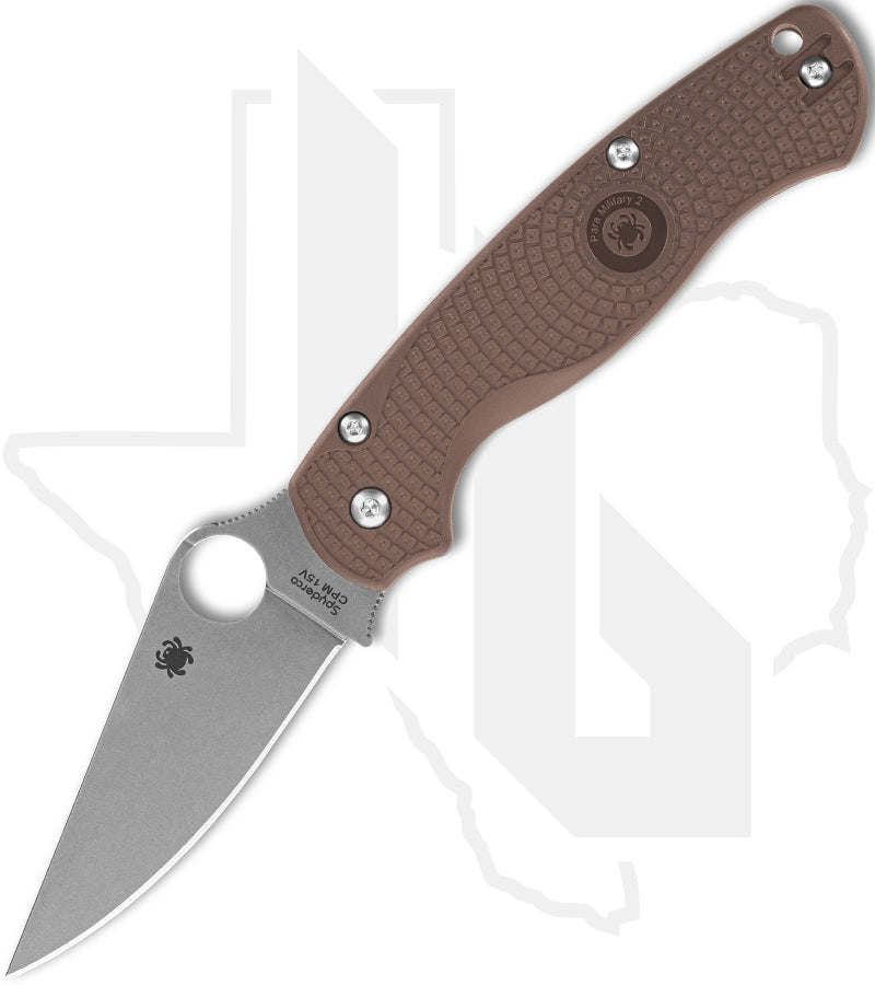 Spyderco Para Military 2 Lightweight C81PBN15V2 - Brown FRN