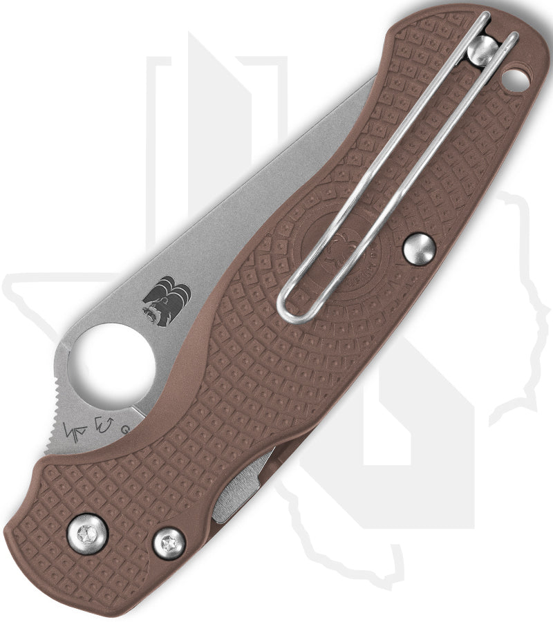 Spyderco Para Military 2 Lightweight C81PBN15V2 - Brown FRN