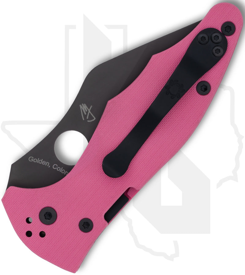 Spyderco Sprint Run YoJimbo 2 C85GPNBKP2 - Black, Pink G-10