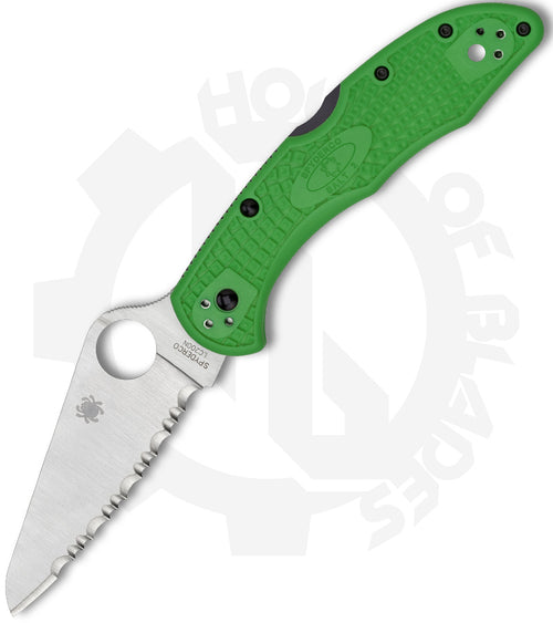 Spyderco Salt 2 C88FSGR2 - Green FRN, SpyderEdge