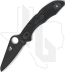 Spyderco Salt 2 C88PBBK2 - Black, Black FRN