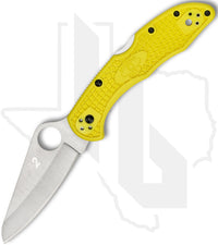 Spyderco Salt 2 PlainEdge C88PYL2 - Yellow FRN