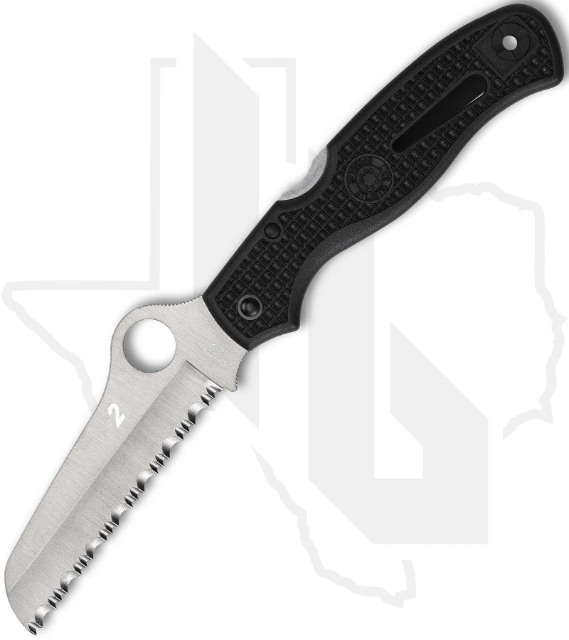Spyderco Atlantic Salt C89SBK - Black FRN, SpyderEdge