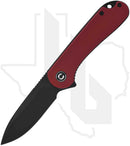 CIVIVI Elementum C907A-1 - Burgundy G-10, Black Stonewashed