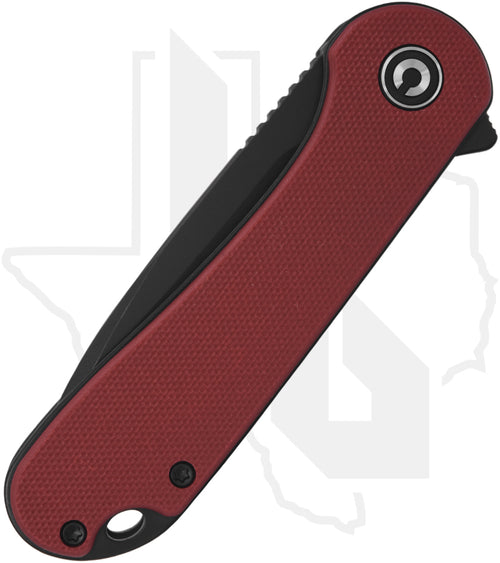 CIVIVI Elementum C907A-1 - Burgundy G-10, Black Stonewashed
