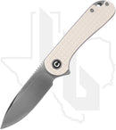 CIVIVI Elementum C907A-3 - Frag Patterned Ivory G-10, Satin