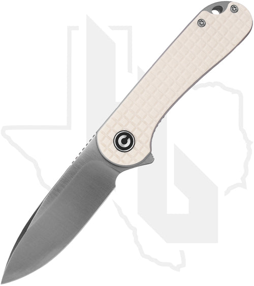 CIVIVI Elementum C907A-3 - Frag Patterned Ivory G-10, Satin