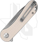 CIVIVI Elementum C907A-3 - Frag Patterned Ivory G-10, Satin