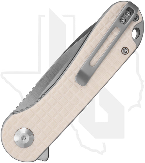 CIVIVI Elementum C907A-3 - Frag Patterned Ivory G-10, Satin