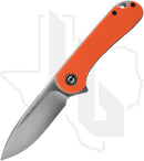 CIVIVI Elementum C907R - Orange G-10, Satin