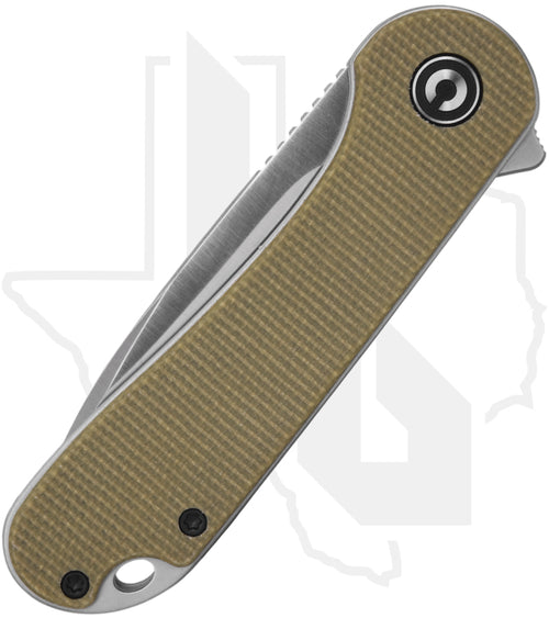 CIVIVI Elementum C907S - OD Green Micarta, Satin