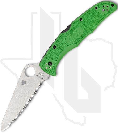 Spyderco Pacific Salt 2 C91FSGR2 - Green FRN, SpyderEdge