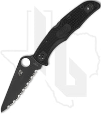 Spyderco Pacific Salt 2 C91SBBK2 - Black, Black FRN, SpyderEdge