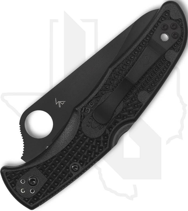 Spyderco Pacific Salt 2 C91SBBK2 - Black, Black FRN, SpyderEdge