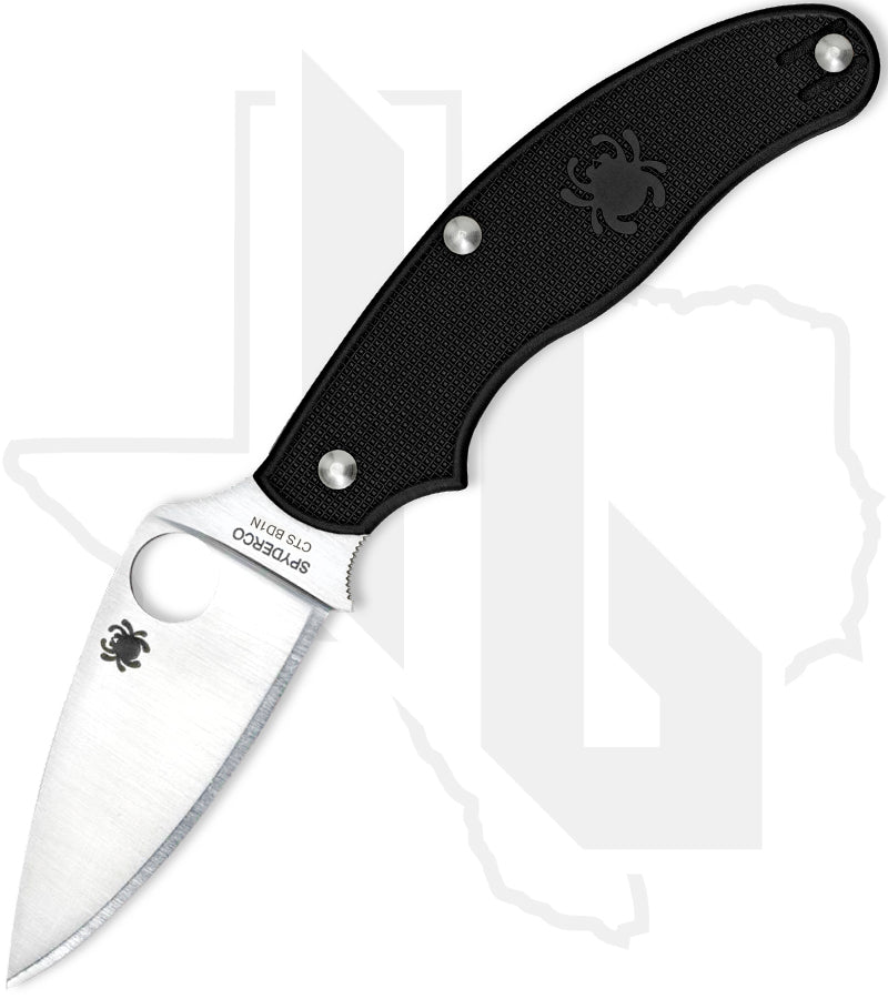 Spyderco UK Penknife C94PBK - Black FRN