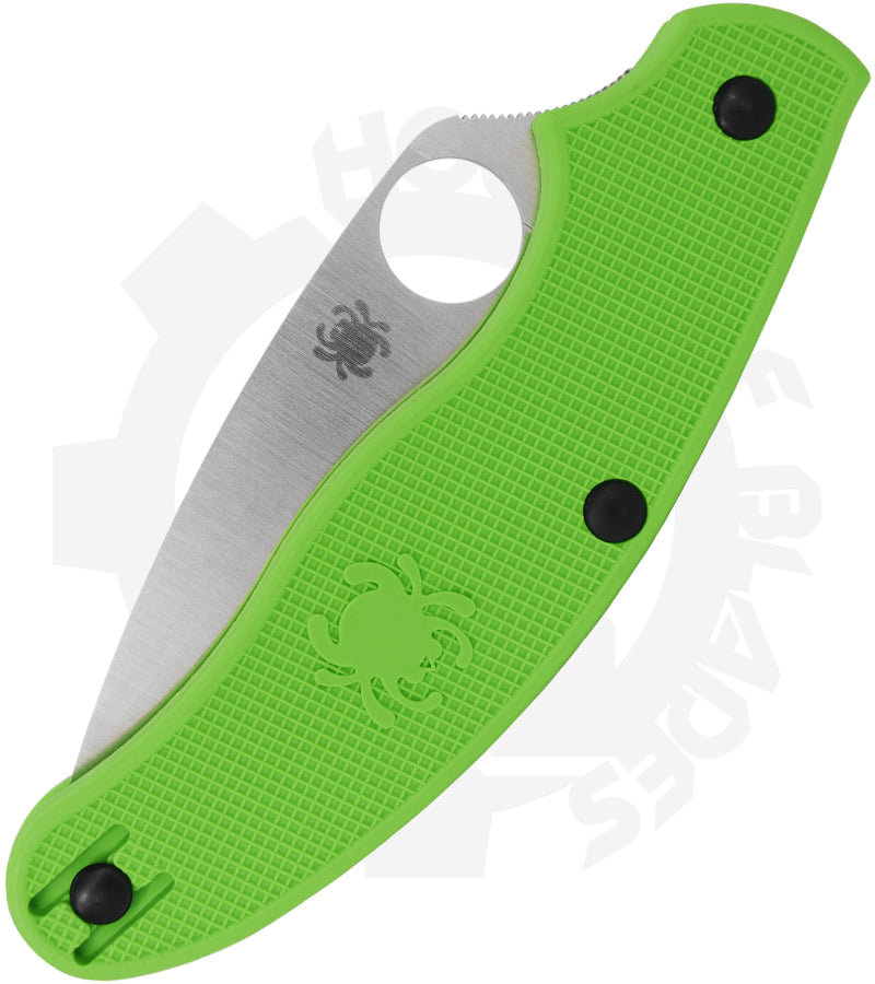 Spyderco UK Penknife Salt C94PGR - Green FRN