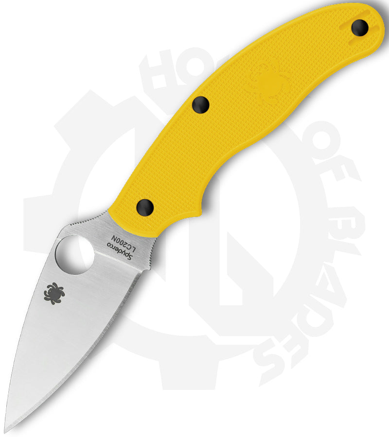 Spyderco UK Penknife Salt C94PYL - Yellow FRN