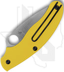 Spyderco UK Penknife Salt C94PYL - Yellow FRN