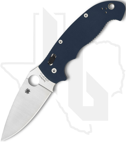 Spyderco Manix 2 XL C95GPCBL2 - Cobalt Blue G-10